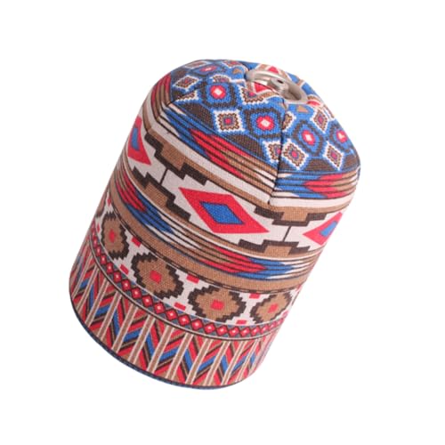 TOGEVAL Große Tragbare Gasflaschenschutzhülle mit Elastischem Ethno Design Wind Sonnenschutz für Outdoor Camping gastank Langlebige Schützende Abdeckung für Butan Zufällige Farbe von TOGEVAL