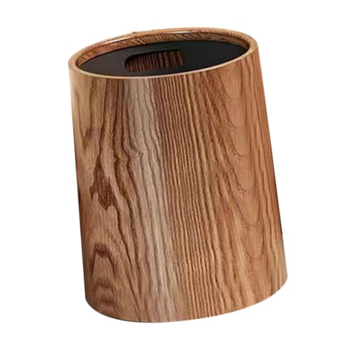 TOGEVAL Großer Vintage Mülleimer in Holzoptik Runder Abfallbehälter für Bad Büro Küche Leichter Langlebiger Haushaltsabfalleimer im Retro Design für Vielseitige Nutzung TOGEVAL Großer Vintage Mülleimer in Holzoptik Runder Abfallbehälter für Bad Büro Küche Leichter Langlebiger Haushaltsabfalleimer im Retro Design für Vielseitige Nutzung von TOGEVAL