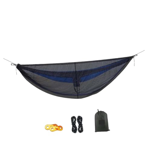 TOGEVAL Hängematte Moskitonetz Hängemattennetz Camping Hängematte Mit Netz Schwarz von TOGEVAL