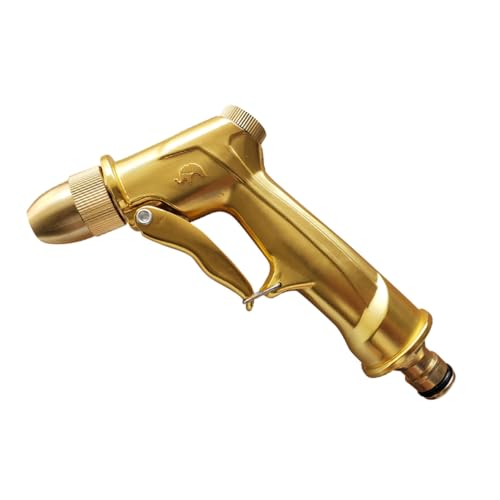 TOGEVAL Hochdruck Wasserpistole Metallaufsatz Einstellbarer Wasserdruck Multifunktionaler Gartenschlauch Sprühkopf für Autowäsche Gartenbewässerung Robustes Langlebiges Werkzeug von TOGEVAL