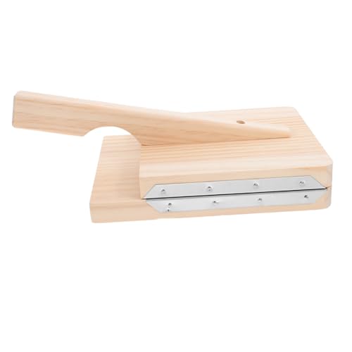 TOGEVAL Holz Dumpling Mold Teigtaschen Form Werkzeug aus Robustem Holz und Edelstahl Einfache Handhabung für Anfänger und Profis Praktische Teigpresse für Knödel und Teigtaschen für TOGEVAL Holz Dumpling Mold Teigtaschen Form Werkzeug aus Robustem Holz und Edelstahl Einfache Handhabung für Anfänger und Profis Praktische Teigpresse für Knödel und Teigtaschen für von TOGEVAL