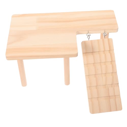 TOGEVAL Holz Hamsterplattform mit Rampe Zweistöckiges Kletterspielzeug für Zwerghamster Ratten und Kleine Haustiere Langlebig Sicher und Kompakt für Käfige und Gehege TOGEVAL Holz Hamsterplattform mit Rampe Zweistöckiges Kletterspielzeug für Zwerghamster Ratten und Kleine Haustiere Langlebig Sicher und Kompakt für Käfige und Gehege von TOGEVAL