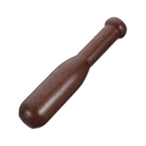 TOGEVAL Holz Knoblauchstampfer Ergonomisch Geformt Küchenhelfer für Knoblauch Saucen Pasten Holzstößel zum Mörsern Küchenwerkzeug für Zuhause und Gastronomie von TOGEVAL