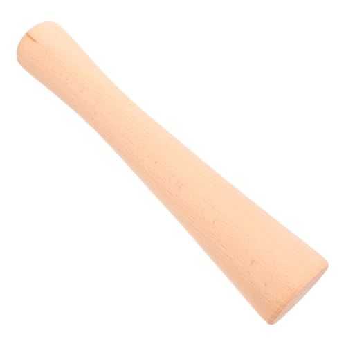 TOGEVAL Holz Pickle Stick Ergonomisch Geformt Leicht zu Reinigen Handlicher Stampfer für Sauerkraut und Gemüsefermentation Kleines Platzsparendes Küchenwerkzeug für Einmachgläser von TOGEVAL