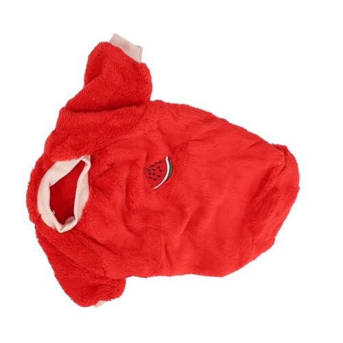 TOGEVAL Hund Wintermantel Warmes Haustierkleidungsstück mit Fruchtmuster Weiche Herbst Winterjacke für Kleine bis Große Hunde Bequeme Waschbare Hundebekleidung für Kaltes Rote XXL TOGEVAL Hund Wintermantel Warmes Haustierkleidungsstück mit Fruchtmuster Weiche Herbst Winterjacke für Kleine bis Große Hunde Bequeme Waschbare Hundebekleidung für Kaltes Rote XXL von TOGEVAL