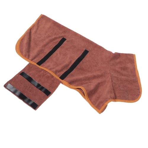 TOGEVAL Hundebademantel aus Saugfähigem Polyester Atmungsaktiv und Leicht Niedlicher Haustier Bademantel für Kleine Hunde Schnell Trocknend als Schlaf Alltagsmantel Bequem und Modisch TOGEVAL Hundebademantel aus Saugfähigem Polyester Atmungsaktiv und Leicht Niedlicher Haustier Bademantel für Kleine Hunde Schnell Trocknend als Schlaf Alltagsmantel Bequem und Modisch von TOGEVAL