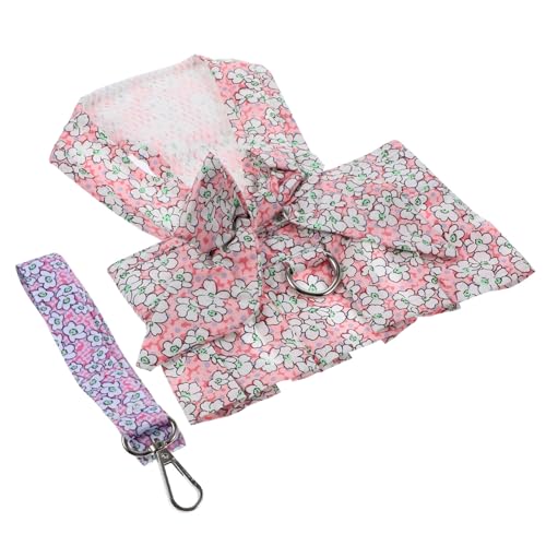 TOGEVAL Hundegeschirr Set mit Leine und Süßer Hundeweste Leichtes Atmungsaktives Geschirr Verstellbares Welpen hundegeschirr für Kleine Hunde Komfortables Katzen Hundespaziergang zubehör TOGEVAL Hundegeschirr Set mit Leine und Süßer Hundeweste Leichtes Atmungsaktives Geschirr Verstellbares Welpen hundegeschirr für Kleine Hunde Komfortables Katzen Hundespaziergang zubehör von TOGEVAL