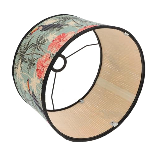 TOGEVAL Japanischer Lampenschirm Einzigartiger Langlebiger Lampenschirm aus Hochwertigem Naturmaterial Dekorativer Schirm für Wohnraum Geeignet für Deckenleuchte Stehlampe Tischlampe von TOGEVAL