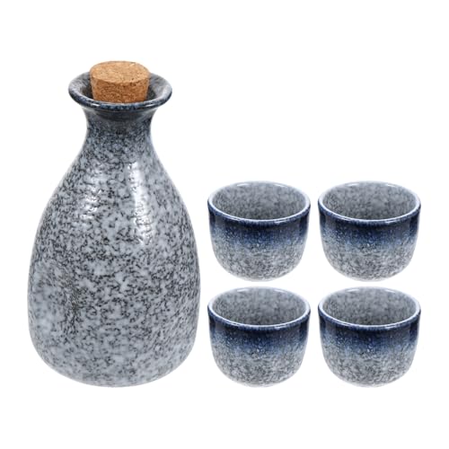 TOGEVAL Japanisches Sake Keramik Gefäß Hitzebeständig Traditionelles Design Glatte Ränder Geringe Wasseraufnahme Tischdeko und für Freunde und Familie TOGEVAL Japanisches Sake Keramik Gefäß Hitzebeständig Traditionelles Design Glatte Ränder Geringe Wasseraufnahme Tischdeko und für Freunde und Familie von TOGEVAL