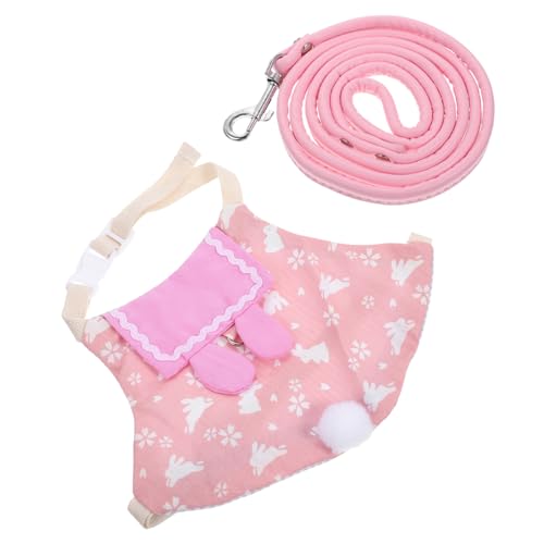 TOGEVAL Kaninchen Geschirr Leine aus Hautfreundlicher Sanftes Hasengeschirr mit Modischem Kostümdesign Bequemes und Sicheres Kaninchen Outfit für Kleine Haustiere S TOGEVAL Kaninchen Geschirr Leine aus Hautfreundlicher Sanftes Hasengeschirr mit Modischem Kostümdesign Bequemes und Sicheres Kaninchen Outfit für Kleine Haustiere S von TOGEVAL