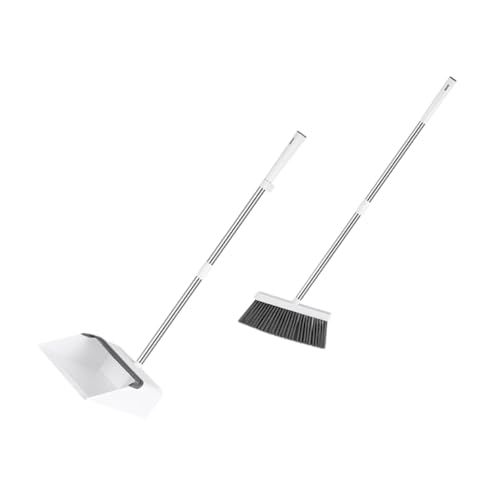 TOGEVAL Kehrschaufel Set mit Stabilem Besen und Staubschaufel für Haushaltsbodenreinigung Ergonomischer Griff Langlebig Platzsparend für Effektives Kehren und Einfache Aufbewahrung von TOGEVAL