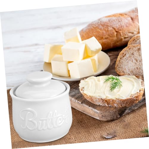 TOGEVAL Keramik Butterdose mit Dicht Schließendem Deckel Traditionelle Französische Butterglocke im Landhausstil Große Kapazität Luftdicht Langlebig Stilvolles Küchenaccessoire für TOGEVAL Keramik Butterdose mit Dicht Schließendem Deckel Traditionelle Französische Butterglocke im Landhausstil Große Kapazität Luftdicht Langlebig Stilvolles Küchenaccessoire für von TOGEVAL