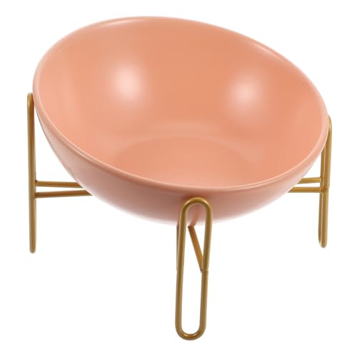 TOGEVAL Keramik Katzennapf mit Stabilem Eisenhalter Erhöhter Futternapf für Katzen und Kleine Hunde rutschfest Kreatives Raumschiff Design Komfortables Füttern Nackenbelastung TOGEVAL Keramik Katzennapf mit Stabilem Eisenhalter Erhöhter Futternapf für Katzen und Kleine Hunde rutschfest Kreatives Raumschiff Design Komfortables Füttern Nackenbelastung von TOGEVAL