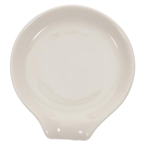 TOGEVAL Keramik Löffelhalter für Suppenkellen Eleganter Küchenutensilienhalter aus Robustem Hitzebeständigem Material Kompakt und Leicht zu Reinigen für Hot Pot Restaurants und Esstische von TOGEVAL