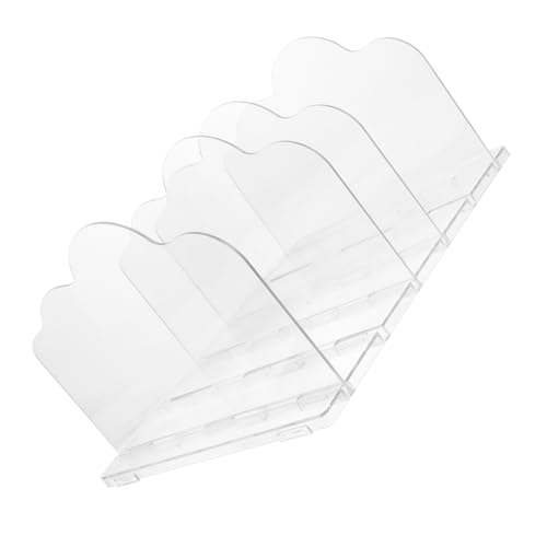 TOGEVAL Verstellbarer Handtaschen Organizer aus Transparentem Kunststoff Multifunktionaler Schrankteiler für Handtaschen und Bücherregale für Aufbewahrung im Home Office von TOGEVAL