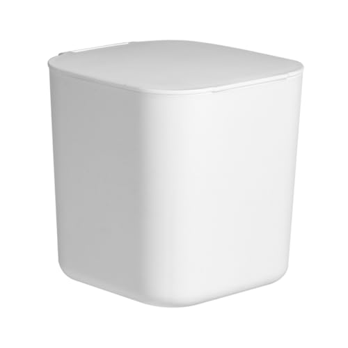 TOGEVAL Kleiner Desktop mülleimer mit Klappdeckel Multifunktionale Aufbewahrungsbox aus Hochwertigem Material Retro Design Großer Fassungsvermögen für Büro und Zuhause Platzsparend und TOGEVAL Kleiner Desktop mülleimer mit Klappdeckel Multifunktionale Aufbewahrungsbox aus Hochwertigem Material Retro Design Großer Fassungsvermögen für Büro und Zuhause Platzsparend und von TOGEVAL