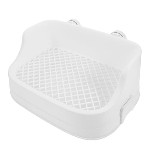 TOGEVAL Kleintier Toilette aus Langlebigem Material Abnehmbar und Leicht zu Reinigen Geeignet für Kaninchen Hamster Meerschweinchen und Andere Kleine Haustiere im Käfig TOGEVAL Kleintier Toilette aus Langlebigem Material Abnehmbar und Leicht zu Reinigen Geeignet für Kaninchen Hamster Meerschweinchen und Andere Kleine Haustiere im Käfig von TOGEVAL