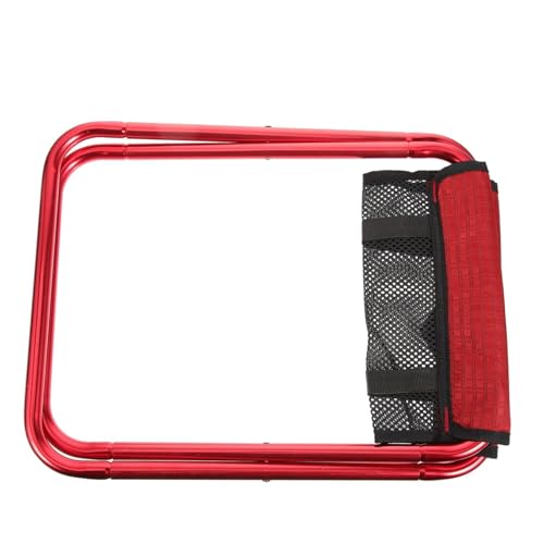 TOGEVAL Kompakter Tragbarer Klapphocker Faltbarer Campingstuhl Multifunktional Leicht für Angeln Garten Outdoor Erwachsene Rot TOGEVAL Kompakter Tragbarer Klapphocker Faltbarer Campingstuhl Multifunktional Leicht für Angeln Garten Outdoor Erwachsene Rot von TOGEVAL