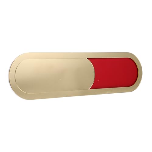 TOGEVAL Konferenzraum Türschild aus Acryl Oval Gold Glänzend Frei Besetzt Anzeige Sichtschutz für Besprechungsraum Büro und Home Office Langlebiges Privacy Sign TOGEVAL Konferenzraum Türschild aus Acryl Oval Gold Glänzend Frei Besetzt Anzeige Sichtschutz für Besprechungsraum Büro und Home Office Langlebiges Privacy Sign von TOGEVAL