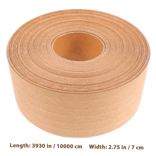 TOGEVAL Kraftpapier packband Selbstklebend Hochhaftend Hitzebeständig Beschreibbar Umweltfreundlich für Verpackung Versand DIY Geschenkverpackung und Kartonversiegelung TOGEVAL Kraftpapier packband Selbstklebend Hochhaftend Hitzebeständig Beschreibbar Umweltfreundlich für Verpackung Versand DIY Geschenkverpackung und Kartonversiegelung von TOGEVAL