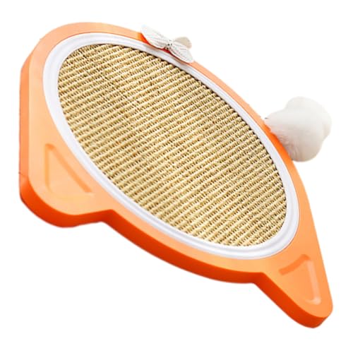 TOGEVAL Kratzbrett Katze Robust Dickes Kratzspielzeug zur Krallenpflege Möbelkratzer für Wohnungskatzen Geeignet Langlebiges Katzenkratzbrett als Schutz für Sofa und Möbel Zufällige Farbe von TOGEVAL