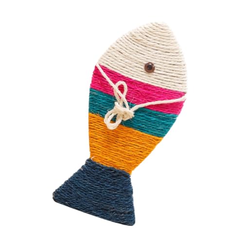 TOGEVAL Kratzmatte für Katzen aus Langlebigem Sisal Bissfestes Katzenkratzer Board zur Möbel und Teppichschonung Kätzchenspielzeug zur Stressreduktion und Krallenpflege Geeignet für von TOGEVAL