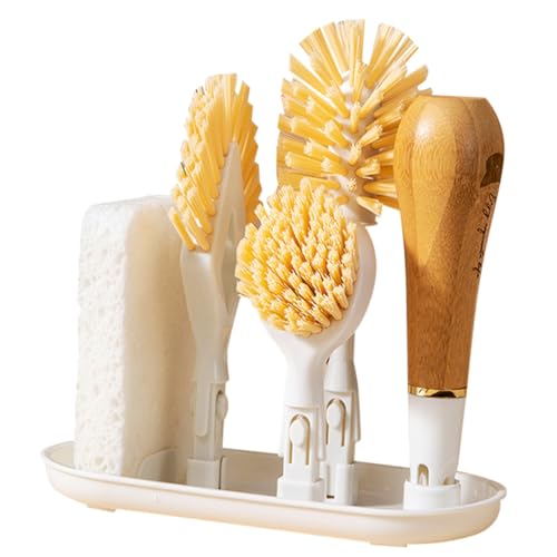 TOGEVAL Küchenbürste mit Austauschbaren Bürstenköpfen Robuste Reinigung für Töpfe Pfannen und Geschirr Vielseitig Einsetzbar für Spüle und Herd Bpa Frei in Elegantem TOGEVAL Küchenbürste mit Austauschbaren Bürstenköpfen Robuste Reinigung für Töpfe Pfannen und Geschirr Vielseitig Einsetzbar für Spüle und Herd Bpa Frei in Elegantem von TOGEVAL
