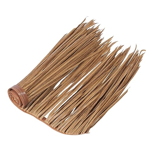TOGEVAL Synthetisches Strohdach Für Tiki-bar Simulations-strohornament Dekoratives Strohdach Künstliches Strohgras Für Gartenlandschaft Flammhemmendes Material Für DIY-Dekoration von TOGEVAL