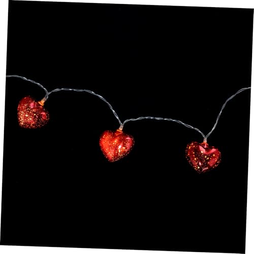 TOGEVAL LED Herz Lichterkette mit LEDs Flexible und Weiche Valentinstagsdekoration für Indoor und Outdoor Romantische Kupferdraht String Lights für Hochzeit Party TOGEVAL LED Herz Lichterkette mit LEDs Flexible und Weiche Valentinstagsdekoration für Indoor und Outdoor Romantische Kupferdraht String Lights für Hochzeit Party von TOGEVAL