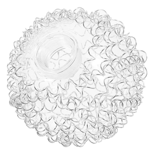 TOGEVAL Lampenschirm Für Kronleuchter Lampenschirmfassung Aus Glas Elegantes Für Wohnzimmer von TOGEVAL