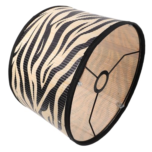 TOGEVAL Lampenschirm Ersatz Lampenschirm für Tischlampe mit Fassung Leopard Muster ohne Stromkabel für Wohnzimmer Schlafzimmer Büro von TOGEVAL