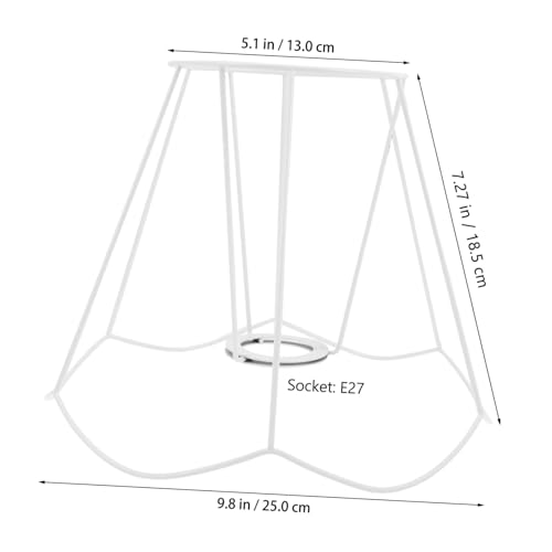 TOGEVAL Lampenschirm Gestell aus Solidem Eisen DIY Lampenschirm Ring Fitter Langlebiger Lampenschirmrahmen für Deckenleuchten und Tischlampen Geeignet für Kreative Bastelprojekte und TOGEVAL Lampenschirm Gestell aus Solidem Eisen DIY Lampenschirm Ring Fitter Langlebiger Lampenschirmrahmen für Deckenleuchten und Tischlampen Geeignet für Kreative Bastelprojekte und von TOGEVAL
