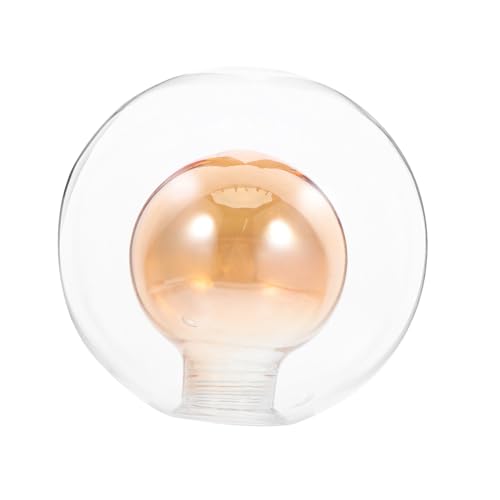 TOGEVAL Lampenschirm aus Milchglas Runde Kugel Fassung Ersatzglas für Deckenleuchte Installieren Warmes Licht Modernes Design für Wohnzimmer und Schlafzimmer von TOGEVAL