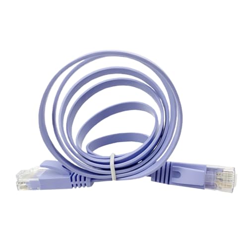 TOGEVAL Lan Kabel Flach Gigabit Ethernet Kabel Netzwerkleitung Router Verbindungskabel Langlebig Flexibel für PC Server Drucker Gaming Streaming von TOGEVAL