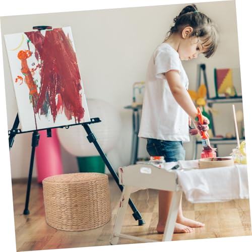 TOGEVAL Leichter Handgewebter Kindersitz Kleiner Gartenhocker für Schuhwechsel Dekorativer Outdoor hocker Multifunktional und Tragbar für Kinderbereich TOGEVAL Leichter Handgewebter Kindersitz Kleiner Gartenhocker für Schuhwechsel Dekorativer Outdoor hocker Multifunktional und Tragbar für Kinderbereich von TOGEVAL