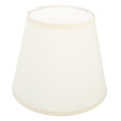 TOGEVAL Leinen Lampenschirm für Tischlampe Halbrund Dezentes Design Weichlichtend Ersatz für Schlafzimmer Nachttisch Wohnzimmer Vielseitig Einsetzbar Einfache Montage Modernes von TOGEVAL