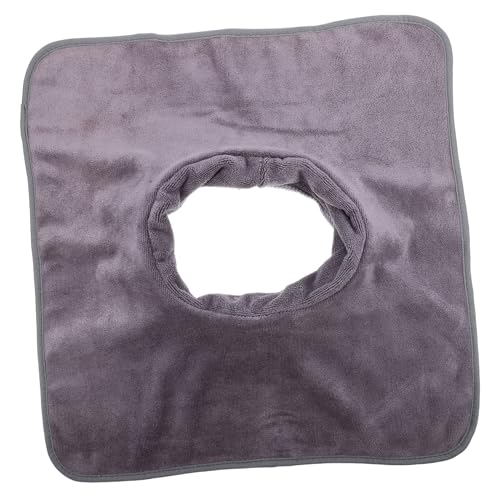 TOGEVAL Massagebettbezug mit Gesichtsloch Atmungsaktiv Waschbar Weiches Spa Bezug für Schönheitssalon Fußpflege Pflegeeinrichtung Multifunktionale Massageauflage Tiefgrau Langlebig und von TOGEVAL