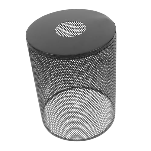 TOGEVAL Metall Lampenschirm Industrial Stil Hohles Netzdesign Ersatz für Deckenleuchten Fassung Schwarz Kompatibel mit Kleinen Lampenschirmen Wohnzimmer Küche TOGEVAL Metall Lampenschirm Industrial Stil Hohles Netzdesign Ersatz für Deckenleuchten Fassung Schwarz Kompatibel mit Kleinen Lampenschirmen Wohnzimmer Küche von TOGEVAL