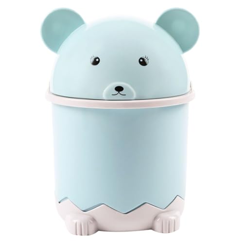 TOGEVAL Mini Desktop Müllbehälter Cartoon mit Deckel Kleiner Kunststoff Abfalleimer für Schreibtisch Praktischer Tisch Mülleimer für Büro Wohnzimmer und Kinderzimmer Kompakte TOGEVAL Mini Desktop Müllbehälter Cartoon mit Deckel Kleiner Kunststoff Abfalleimer für Schreibtisch Praktischer Tisch Mülleimer für Büro Wohnzimmer und Kinderzimmer Kompakte von TOGEVAL