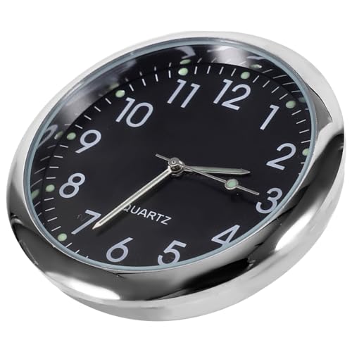 TOGEVAL Mini Quarz Auto Uhr Luminous Dashboard Uhr für Fahrzeug Kompakte und Dekorative Armaturenbrett Uhr mit Quarzwerk für Innenraumgestaltung und Einfache Zeitkorrektur TOGEVAL Mini Quarz Auto Uhr Luminous Dashboard Uhr für Fahrzeug Kompakte und Dekorative Armaturenbrett Uhr mit Quarzwerk für Innenraumgestaltung und Einfache Zeitkorrektur von TOGEVAL