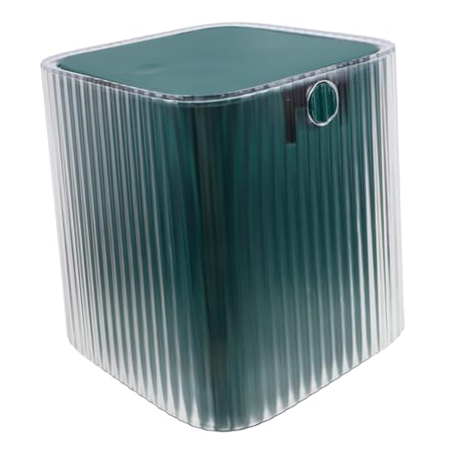 TOGEVAL Mini Tischabfalleimer mit Deckel Kompakter Desktop Abfallkorb für Büro Schlafzimmer und Wohnzimmer Praktische Kleine mit Push Top Verschluss für Einfache Nutzung TOGEVAL Mini Tischabfalleimer mit Deckel Kompakter Desktop Abfallkorb für Büro Schlafzimmer und Wohnzimmer Praktische Kleine mit Push Top Verschluss für Einfache Nutzung von TOGEVAL