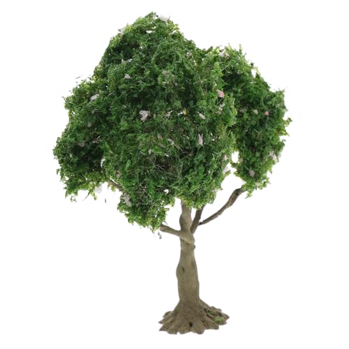 TOGEVAL Miniatur Landschaftsbaum DIY Modellbaum aus Kunststoff Handgefertigt für Realistische Dioramen Mini Garten Zubehör für Bastler und Modellbau von TOGEVAL
