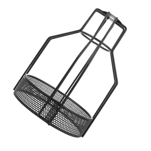 TOGEVAL Minimalistischer Metall lampenschirm Deckenleuchte Retro Industrial Stil für Flur Wohnzimmer Schlafzimmer Balkon Robuste Verarbeitung Langlebig Modische Home Decoration in Schwarz von TOGEVAL