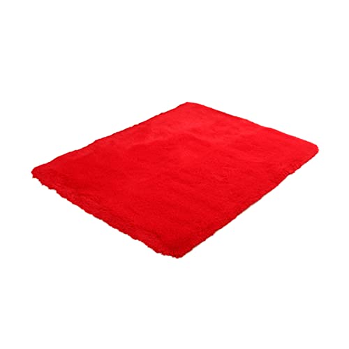 TOGEVAL Moderne Teppiche für Wohnzimmer und Schlafzimmer Kinderzimmerteppich aus Hochwertigem Material Rot Stilvolle Raumdekoration für Kinderspiele Yoga und von TOGEVAL
