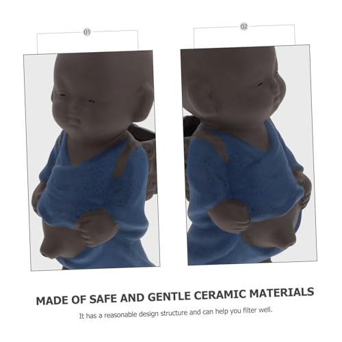 TOGEVAL Monk förmiger Teefilter aus Keramik Kreatives Lebensmittelechtes Material Feinporiges Teesieb für Losen Tee Dekorativer Tee infuser für Haushalt und Teezeremonie TOGEVAL Monk förmiger Teefilter aus Keramik Kreatives Lebensmittelechtes Material Feinporiges Teesieb für Losen Tee Dekorativer Tee infuser für Haushalt und Teezeremonie von TOGEVAL