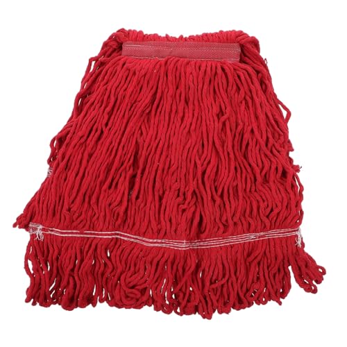 TOGEVAL Mopp Ersatzkopf aus Natürlichem Baumwollgarn Wiederverwendbarer Moppkopf mit Hoher Wasseraufnahme Langlebig und Saugfähig Passend für Bodenreinigung von Fliesen und Stein Ersatz von TOGEVAL