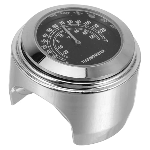 TOGEVAL Motorrad Thermometer mit Aluminiumgehäuse Digitales Temperaturmessgerät für Motorradlenker Präzise Temperaturanzeige für Outdoor Einsatz Leicht zu Installieren und Kompakt TOGEVAL Motorrad Thermometer mit Aluminiumgehäuse Digitales Temperaturmessgerät für Motorradlenker Präzise Temperaturanzeige für Outdoor Einsatz Leicht zu Installieren und Kompakt von TOGEVAL