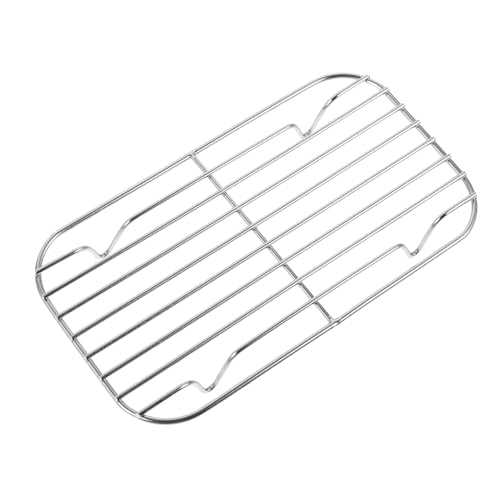 TOGEVAL Multifunktionales Faltbares Abkühl Drahtrost mit Luftzirkulation Praktisches Wiederverwendbares Küchengestell für Backofen Grillen und Trocknen Mittlere für Haushalt und von TOGEVAL