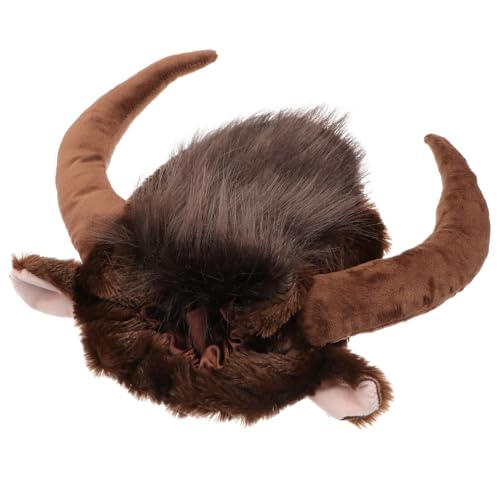 TOGEVAL Niedliches Haustier kostüm Kuhhörner Kopfzierde Braun Leichtes Langlebiges Material Verstellbar Geeignet für Hunde und Katzen für Partys Karneval und Weihnachtsfeiern TOGEVAL Niedliches Haustier kostüm Kuhhörner Kopfzierde Braun Leichtes Langlebiges Material Verstellbar Geeignet für Hunde und Katzen für Partys Karneval und Weihnachtsfeiern von TOGEVAL