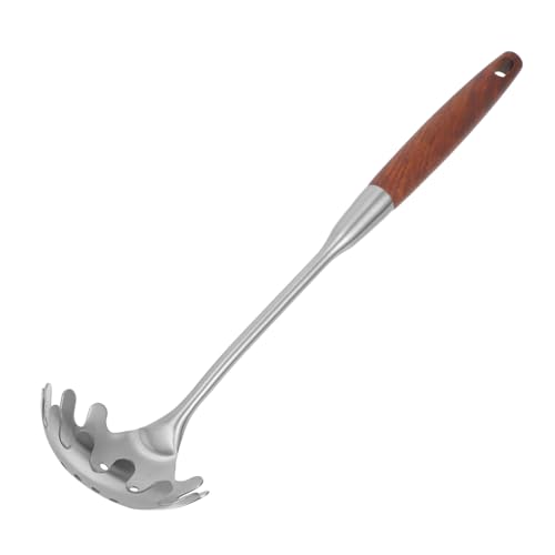 TOGEVAL Nudelheber aus Edelstahl und Robustem Langlebiger Küchenhelfer mit Hohlem Löffel für Einfache Pasta Suppentrennung Vielseitiger Spaghetti server für Haushalt und Küche TOGEVAL Nudelheber aus Edelstahl und Robustem Langlebiger Küchenhelfer mit Hohlem Löffel für Einfache Pasta Suppentrennung Vielseitiger Spaghetti server für Haushalt und Küche von TOGEVAL